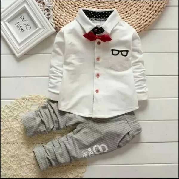neck toddler clothing sets for boys